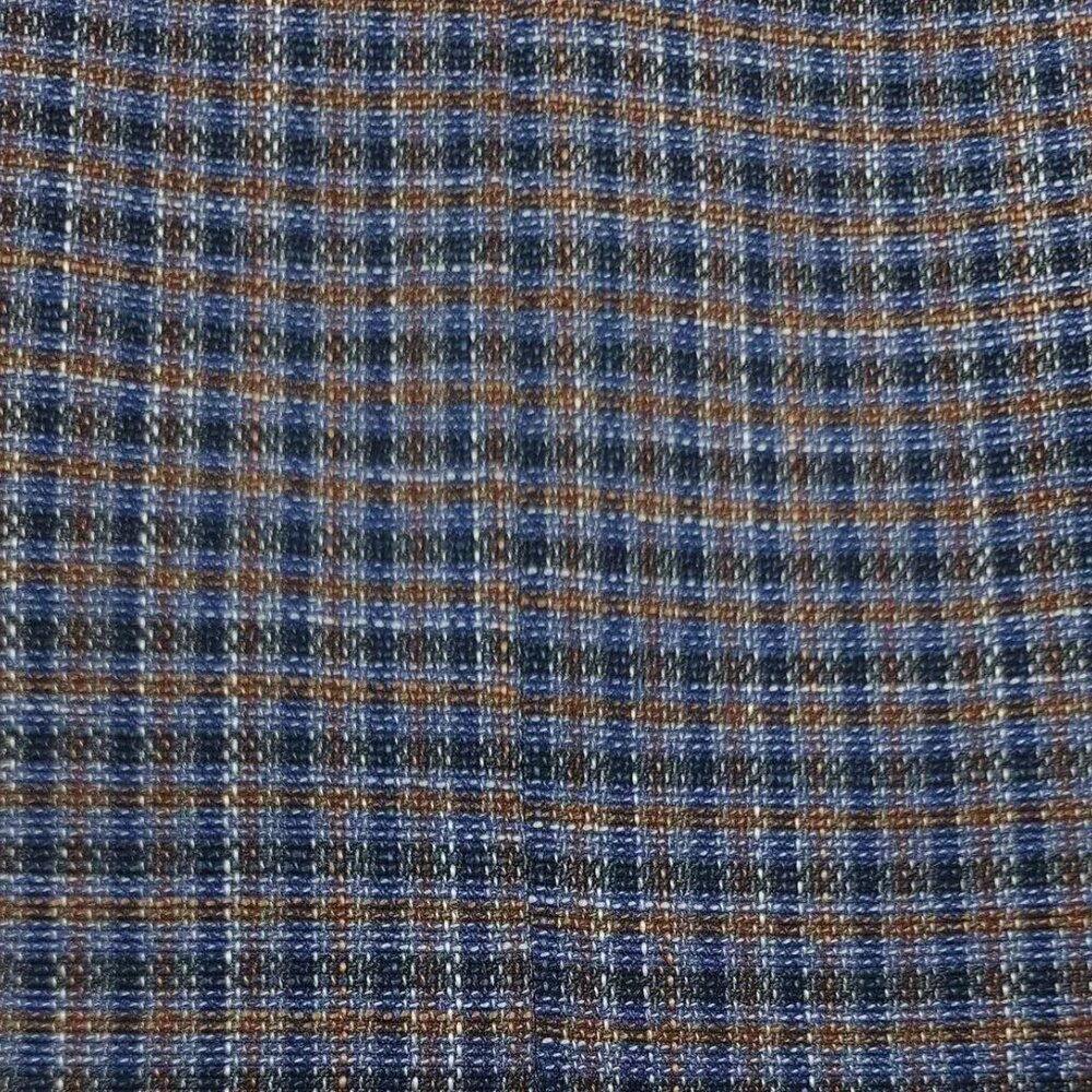 TOMMY HILFIGER Men's Modern-Fit Check Sport Coat Blue/Brown $295 B4HP - Picture 8 of 8